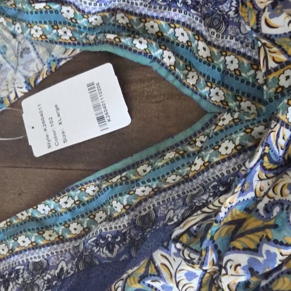 WESTERN/ GYPSY PAISLEY MAXI DRESS - Picture 11 of 12